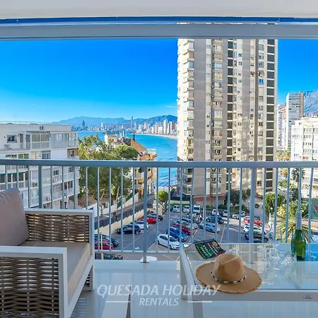 La Perla Benidorm Apartment Seaview & Pool Levante Beach Exterior photo