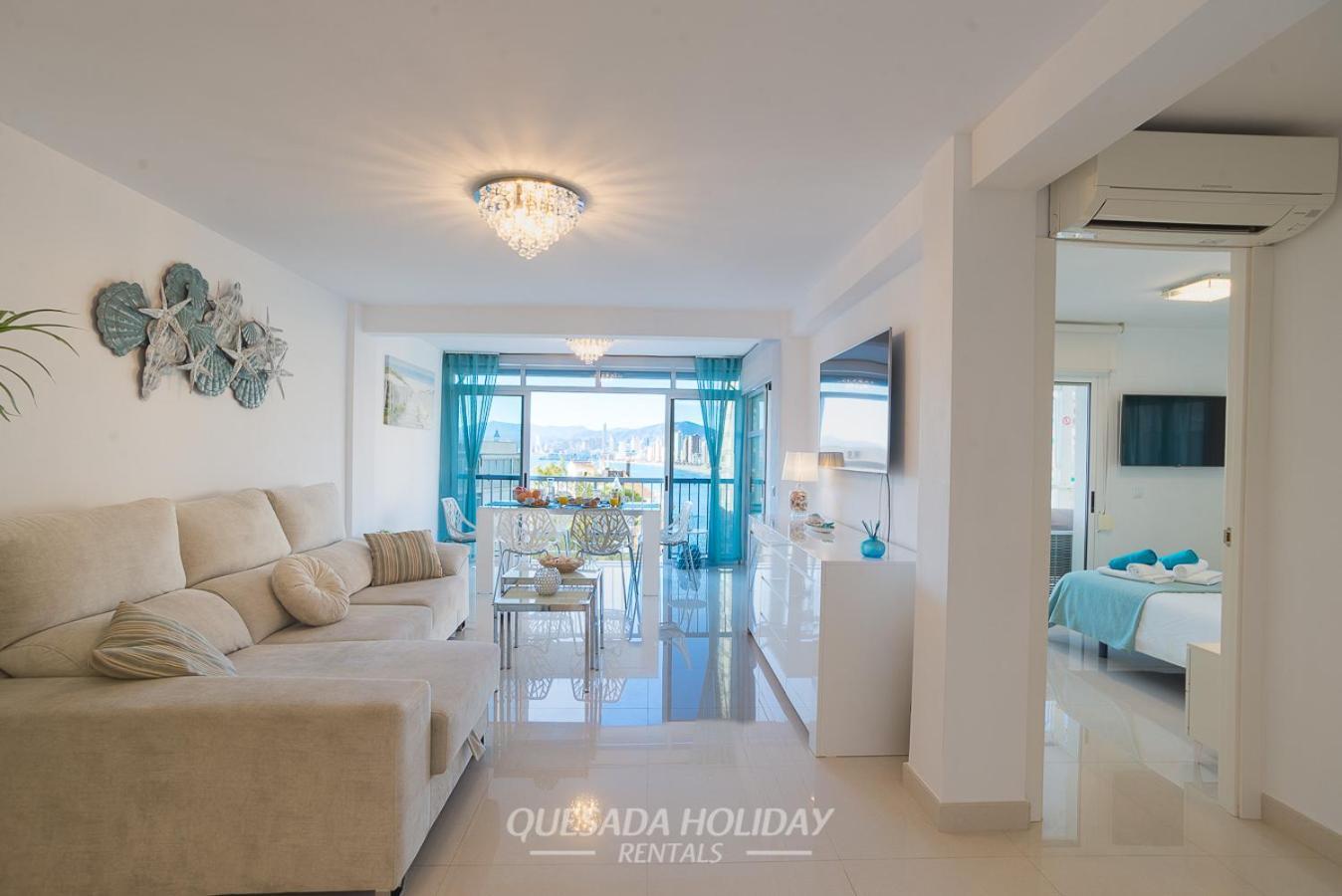 Apartament La Perla Seaview & Pool Levante Benidorm